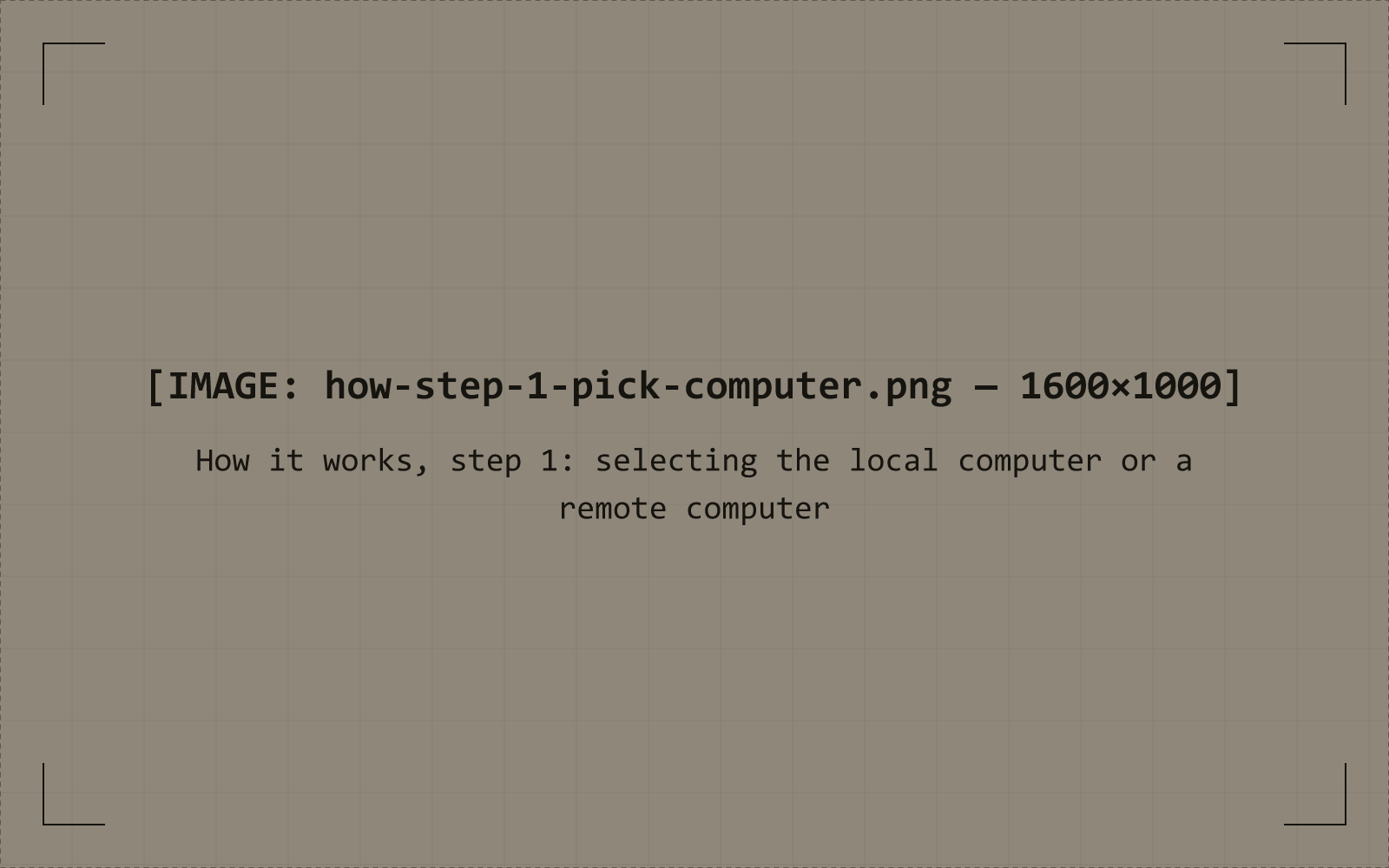 Choosing a computer in Muon Insight